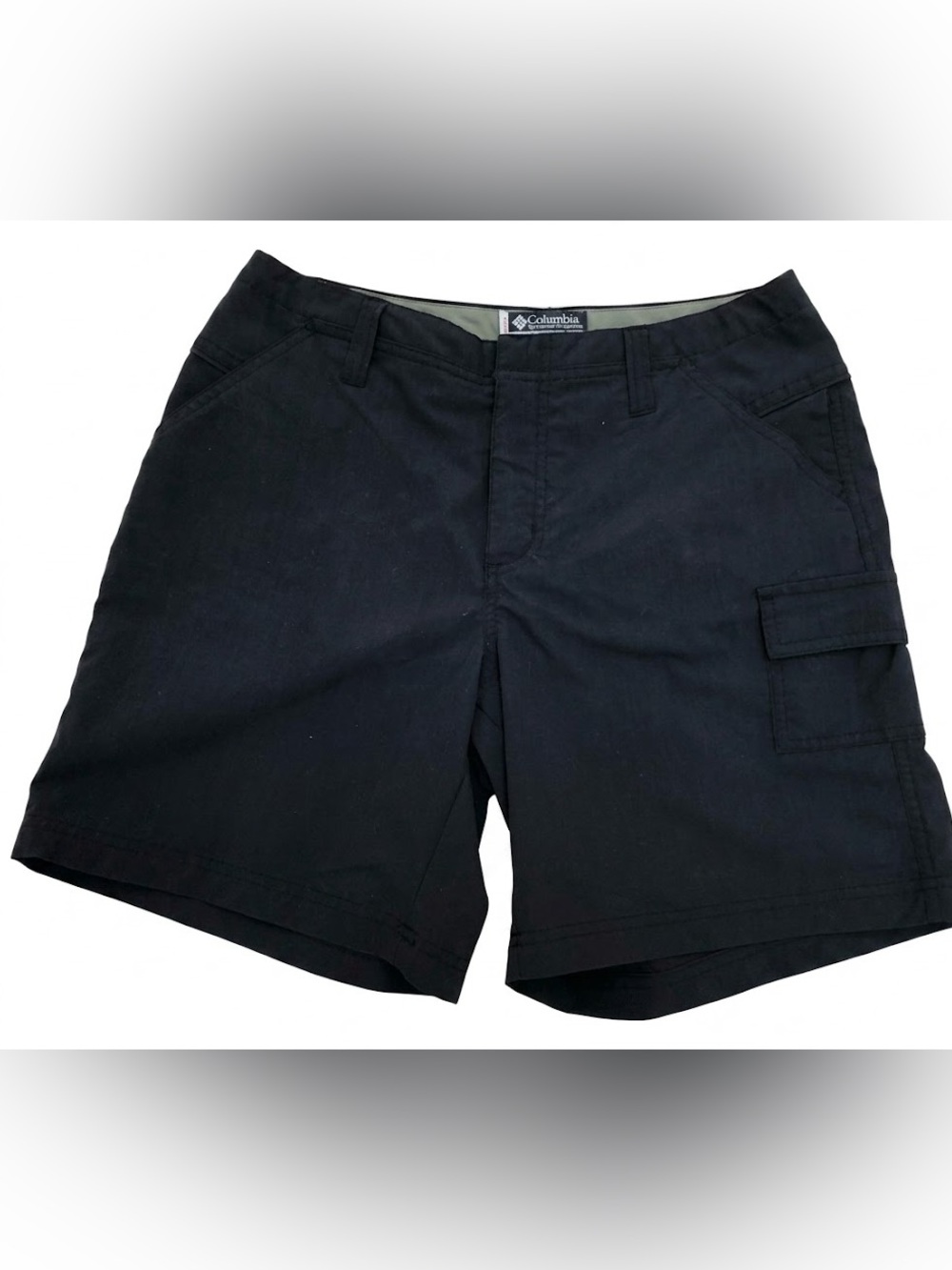 Columbia XCO Black Cargo Hiking Shorts Gorpcore Outdoor Trail Pockets Size 6